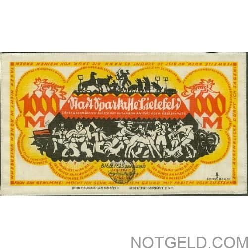 1000m linen (yellow) - with stamp no xxxxxxs