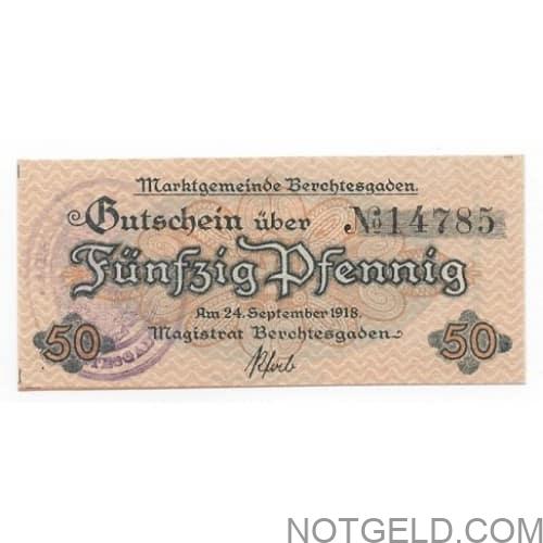Berchtesgaden - 50pf (1918)