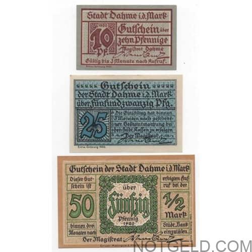 Dahme - set of 3