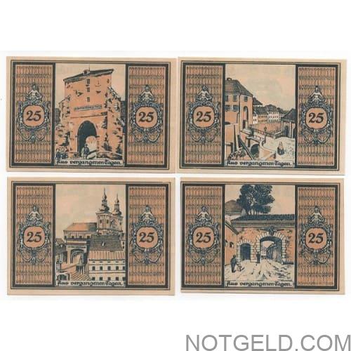 Glatz - uncommon part set of 4x25pf(orange)
