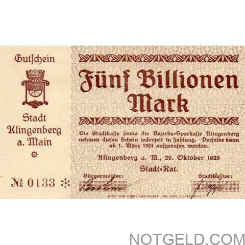 Klingenberg - 5 Billion!