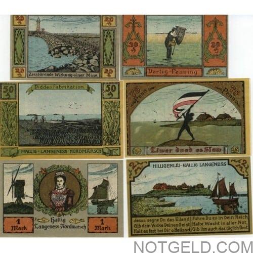 Langeness-Nordmarsch - set of 6