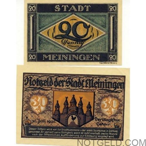 Meiningen - set of 2