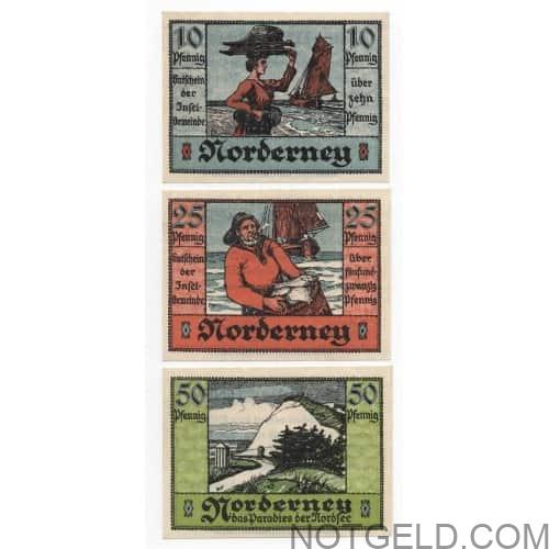 Norderney - reihe3 set of 3