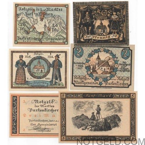 Partenkirchen - uncommon set of 6!