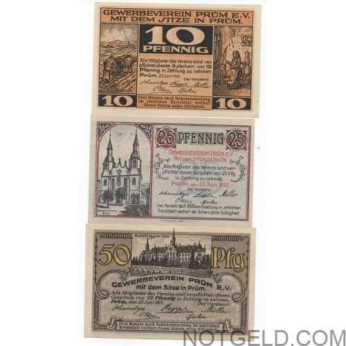 Pruem - set of 3 (23.6.1921)
