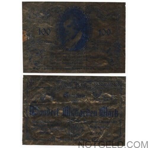 Teningen - 2 x gold aluminium foil (uniface) pieces!