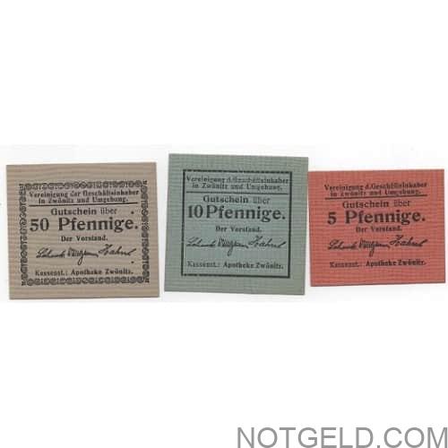 Zwoenitz - set of 3