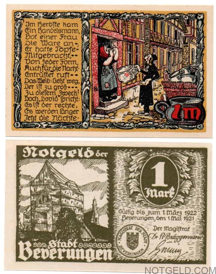 Beverungen 'Jewish potseller' - green