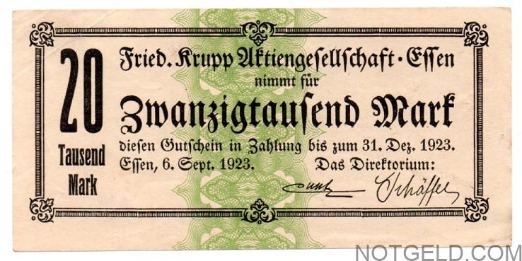 Essen (Krupp - private) no serial!