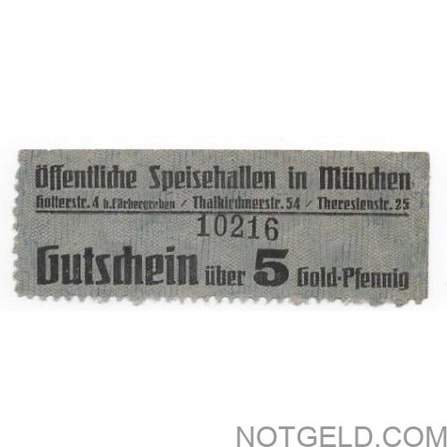 Muenchen (Munich) scarce 5gpf!!