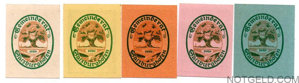Salzburghofen - set of 5