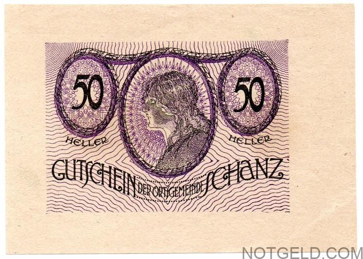 Schanz 1 x purple 'print error'