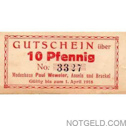 Asseln und Brakel 10pf