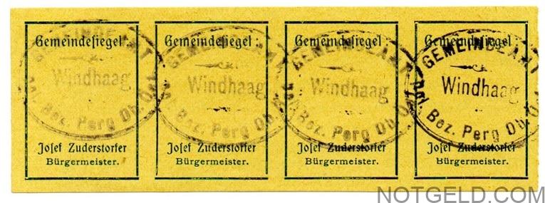 Windhaag - unbroken strip of 4! - Image 3