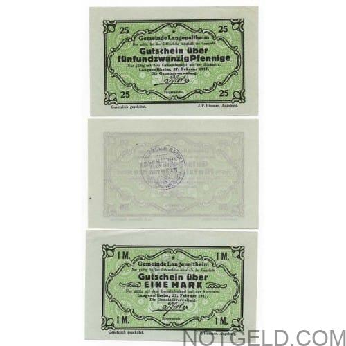 Langenaltheim - set of 3 green