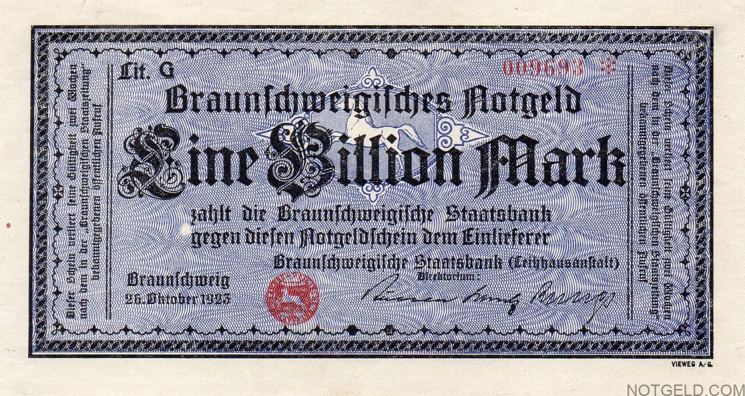 Braunschweig (1 Billion)!