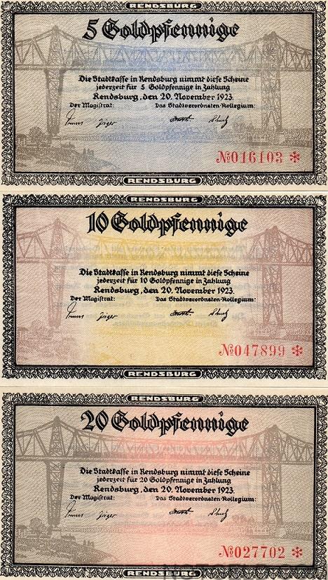 Rendsburg - set of 3!