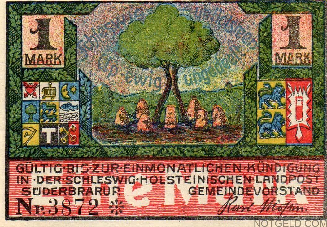 Suederbrarup 1m (uncommon variant)