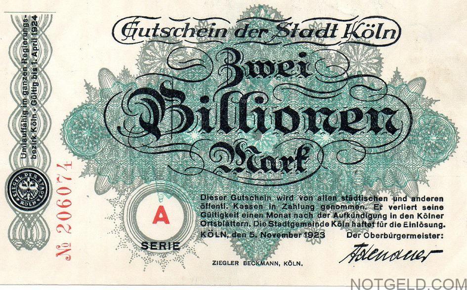 Koeln (2 Billion)!