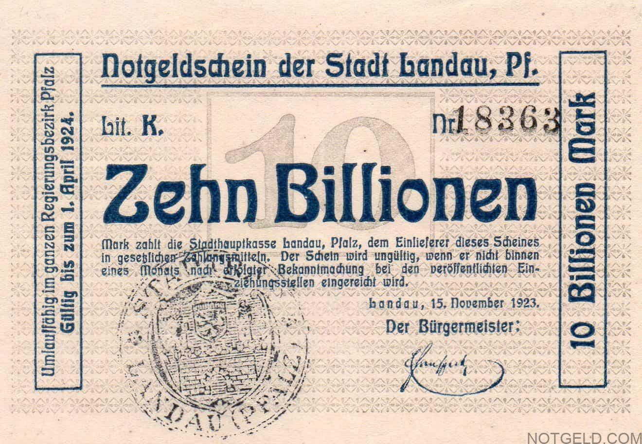 Landau (10 Billion)!