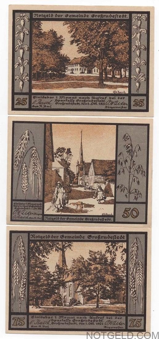 Grossrudestedt - set of 3!
