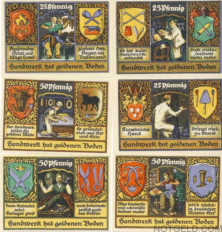 Stolzenau - colourful set of 12!