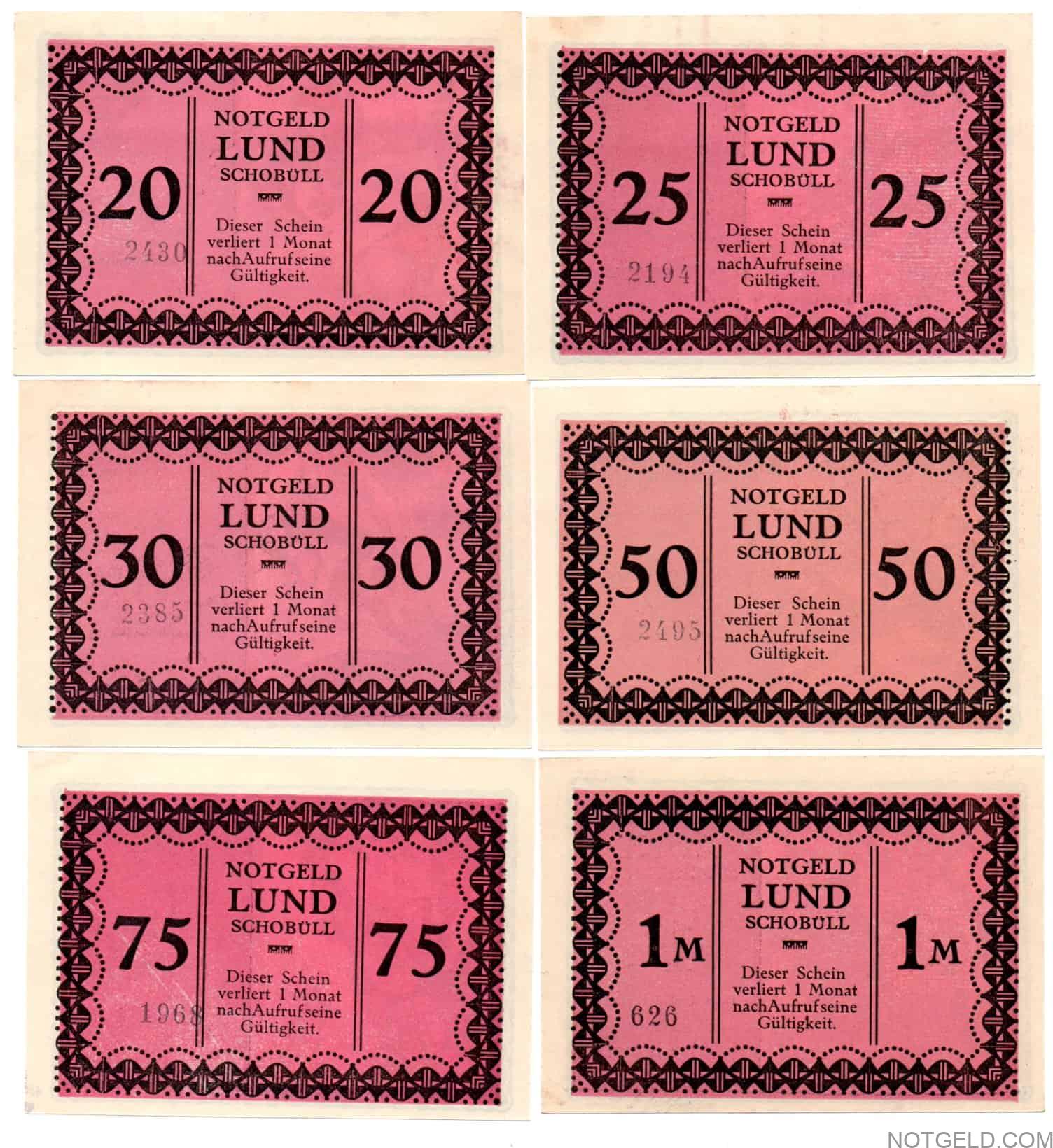Lund-Schobuell - 6 (with serials)! - Image 3