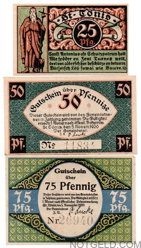 St. Tonis - basic set of 3