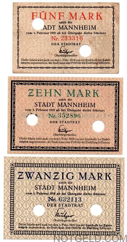 Mannheim (3 very scarce)!