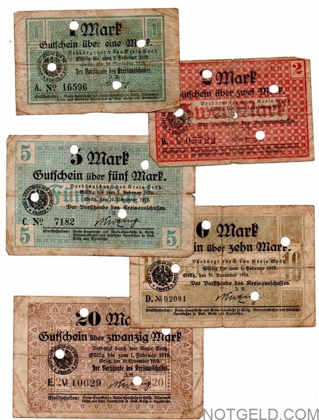 Graetz - 5 German/Polish uncommon set