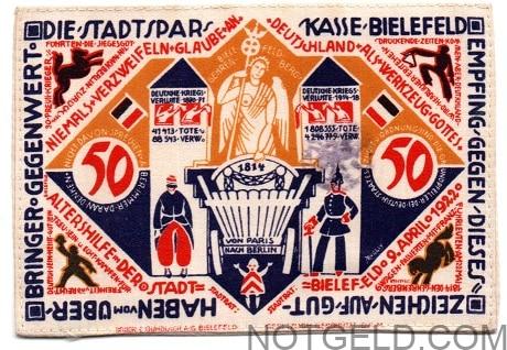 Bielefeld 50m - 'dukatenmann.' (stadtsparkasse stampmark) - Image 3