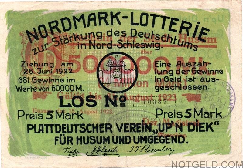 Husum 10 Milliarden (B) - on lottery ticket!! - Image 2