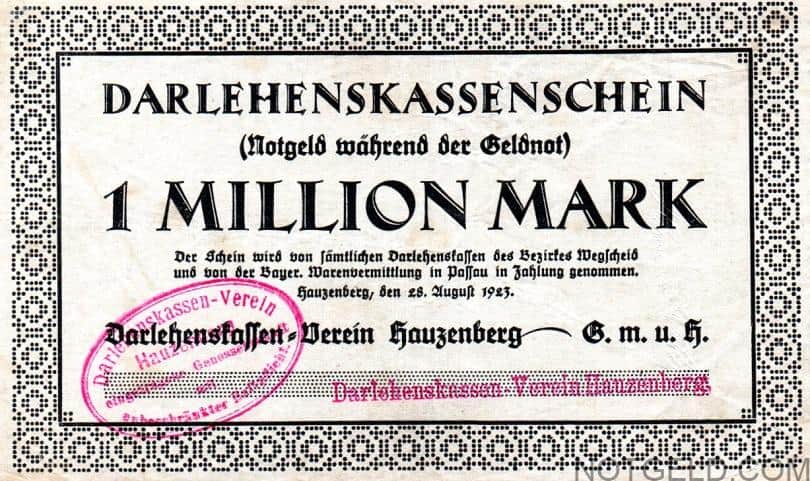 Hauzenberg 1 million