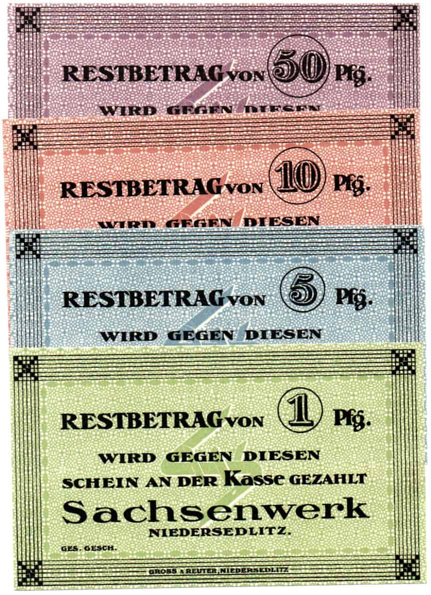 Niedersedlitz - set of 4