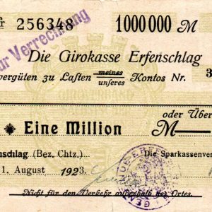 Erfenschlag 'GSG' 1 million!