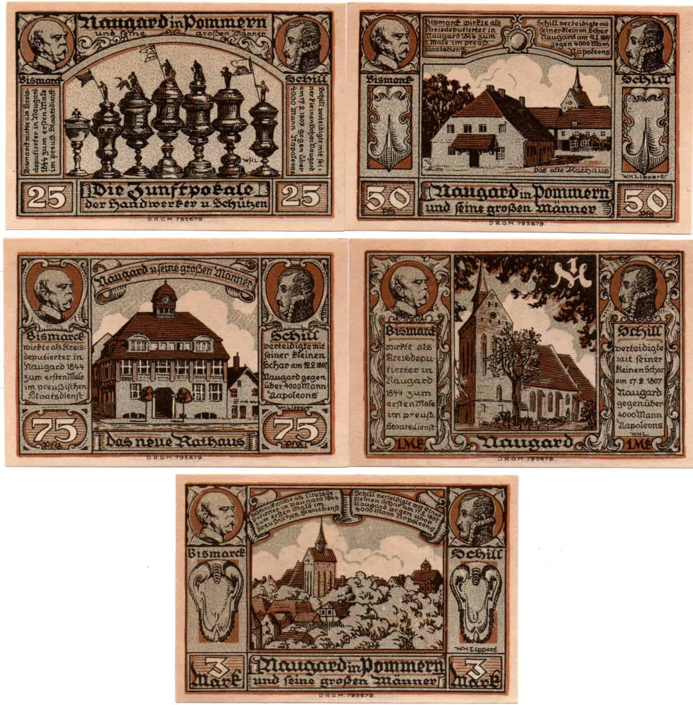 Naugard - uncommon (signed) set of 5 +2! - Image 2