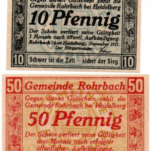 Rohrbach - uncommon set of 2 (1917)