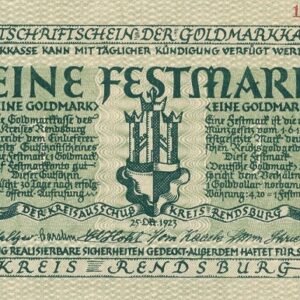 Rendsburg - 1 Festmark!