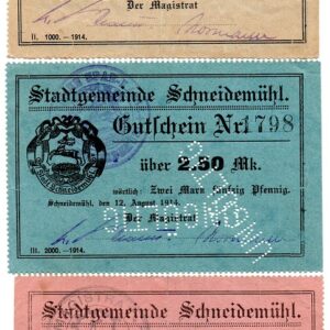 Schneidemuehl (German/Polish) 3 x 1914!