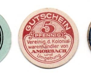 3 x circular pieces (2 x Amorbach + Kitzingen)