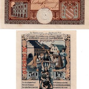 Beckum - lovely 50pf piece! (1918)
