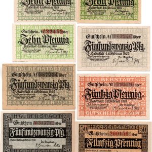 Halberstadt - grouping of 8 different pieces.