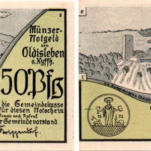 Oldisleben - 2 x 50pf variants
