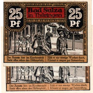 Sulza, Bad - scarce 25pf variant