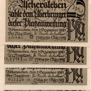 Aschersleben (blue) 4 variant symbols