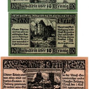 Neuss - set of 3 + 4 variants!
