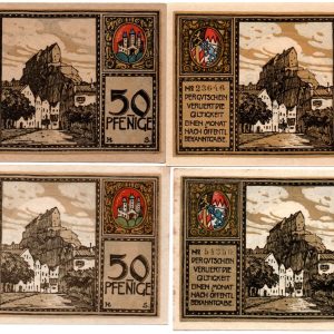 Burghausen - all 4 x 50pf variants!