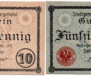 Neckargemuend - set of 2 (1917)!