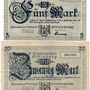 Offenburg 5 + 20m (complete set)!